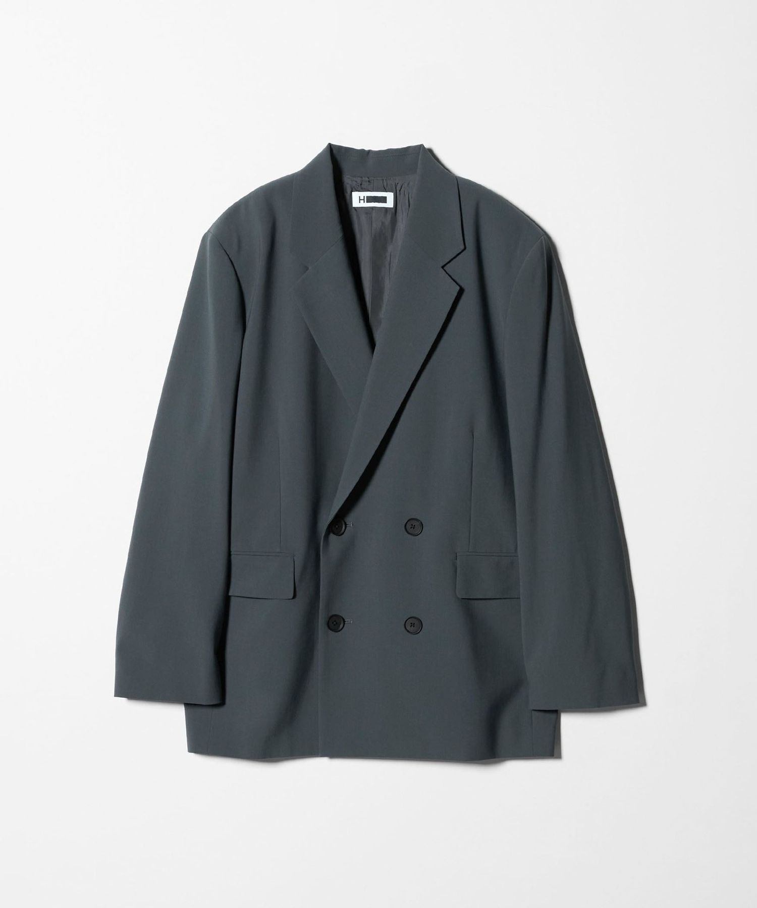 H＞トロピカルクロス ダブルブレスト ジャケット