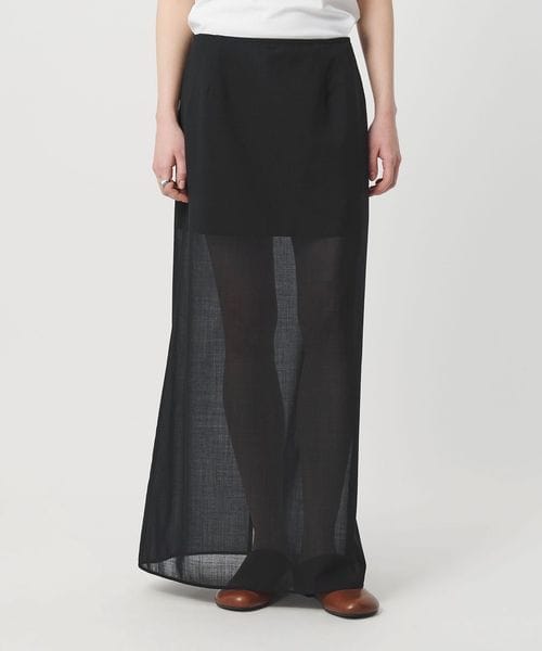 H BEAUTY&YOUTH/＜H＞シアー ボイル ロングスカート/ミモレ / ロング