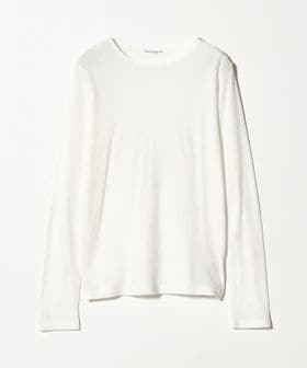 BEAUTY&YOUTH/ハイツイストコットン シアークレープ ロングスリーブTシャツ/Tシャツ / カットソー