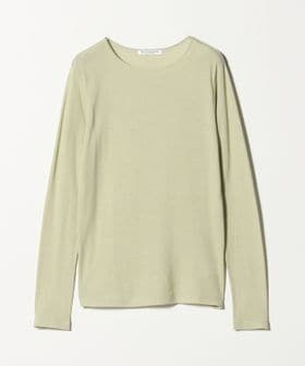 BEAUTY&YOUTH/ハイツイストコットン シアークレープ ロングスリーブTシャツ/Tシャツ / カットソー