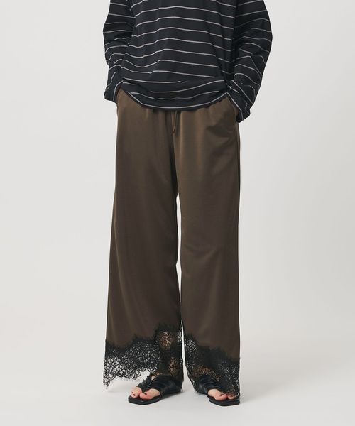 BEAUTY&YOUTH/ポリエステル ヘムレース イージーパンツ/イージーパンツ