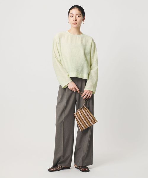 BEAUTY&YOUTH/ピンドット シアージャガード ブラウス ウォッシャブル/シャツ / ブラウス