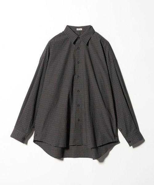 INSCRIRE/＜INSCRIRE＞コットン チェック ケープ シャツ/シャツ / ブラウス