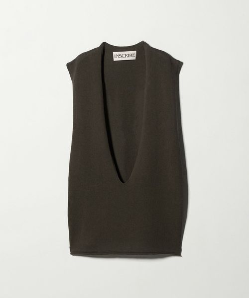 INSCRIRE/＜INSCRIRE＞Vネック ニット ベスト/ベスト