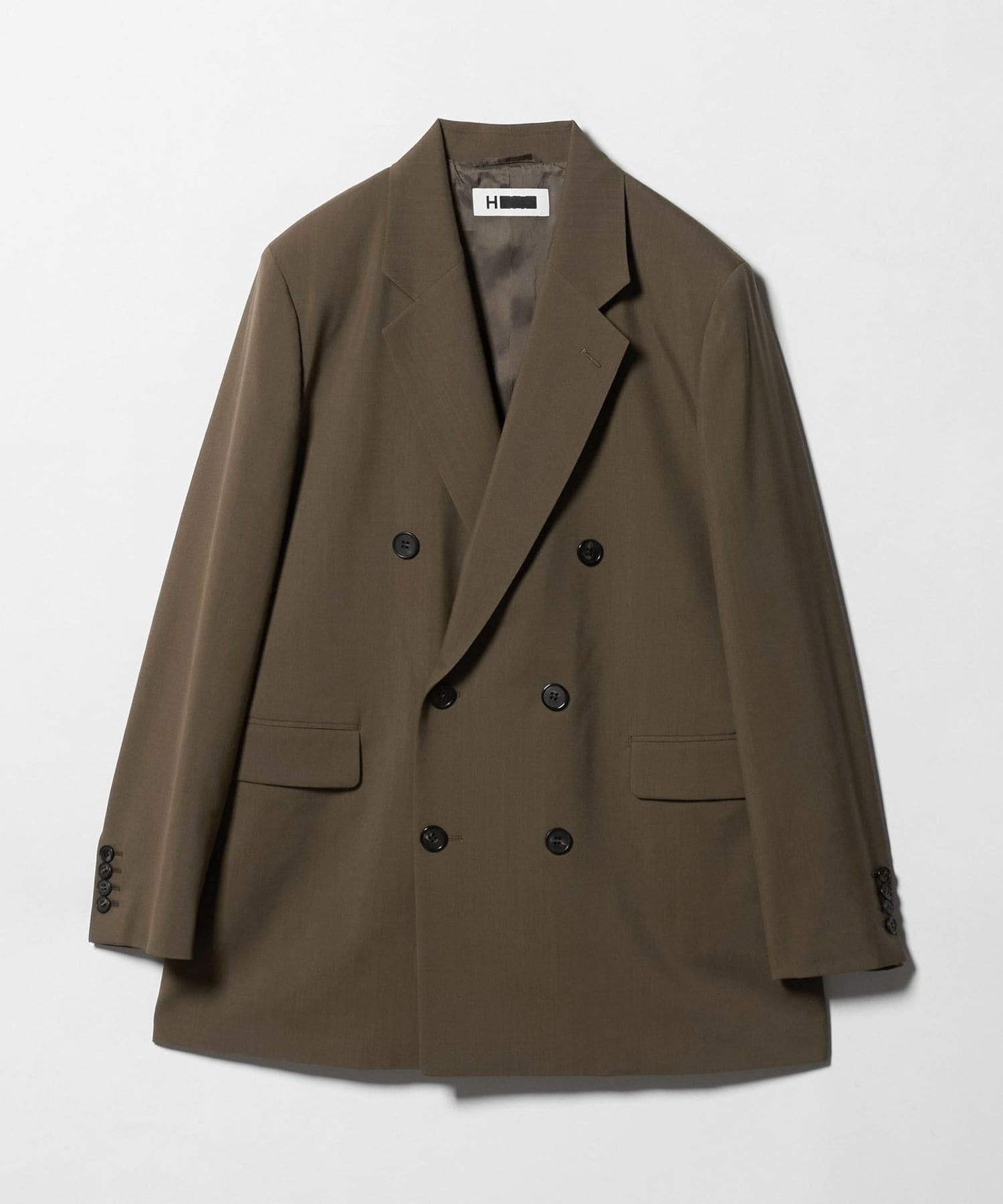 H＞トロピカルクロス ダブルブレストジャケット