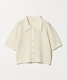 BEAUTY&YOUTH/ノットヤーンニット ハーフスリーブ シャツ カーディガン ウォッシャブル/カーディガン / ボレロ