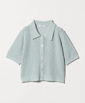 BEAUTY&YOUTH/ノットヤーンニット ハーフスリーブ シャツ カーディガン ウォッシャブル/カーディガン / ボレロ