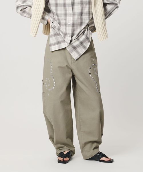 BEAUTY&YOUTH/コットン メタルモチーフ ペインターパンツ/その他パンツ