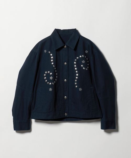 BEAUTY&YOUTH/コットン メタルモチーフ ブルゾン/その他コート / ブルゾン