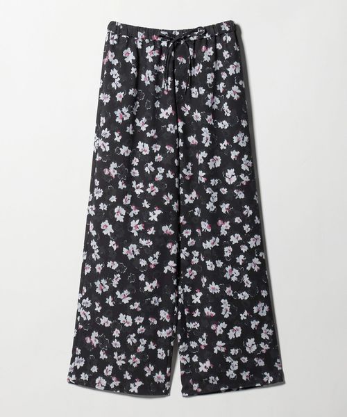 BEAUTY&YOUTH/フラワープリント イージーパンツ ウォッシャブル/イージーパンツ