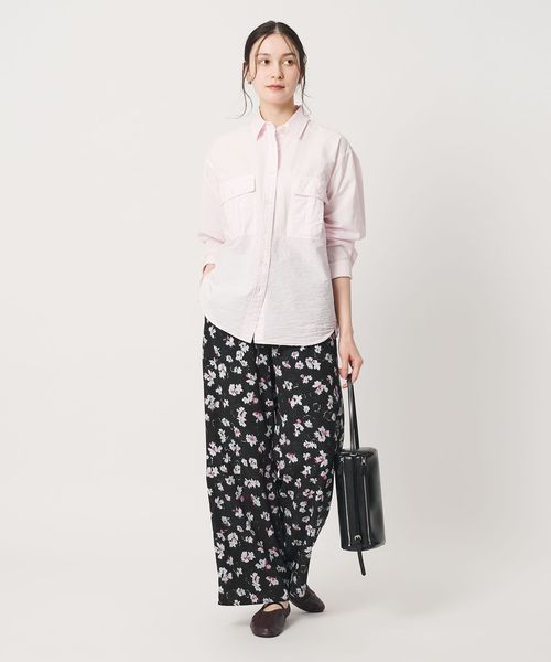 BEAUTY&YOUTH/フラワープリント イージーパンツ ウォッシャブル/イージーパンツ