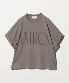 AMERICANA/＜Americana＞ロールアップ クロップド Tシャツ/Tシャツ / カットソー