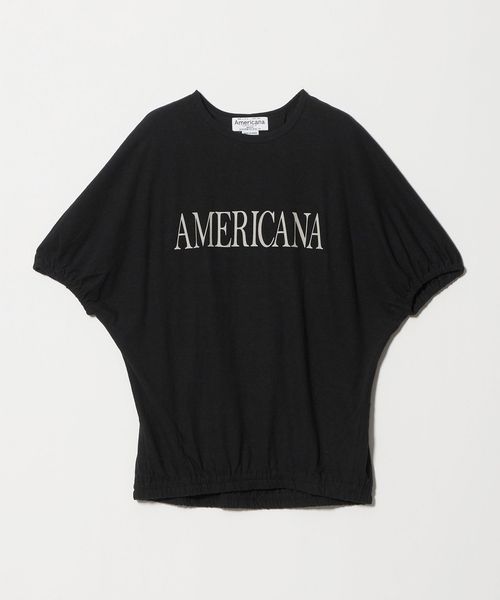 AMERICANA/＜Americana＞ボックスプリーツ Tシャツ/Tシャツ / カットソー