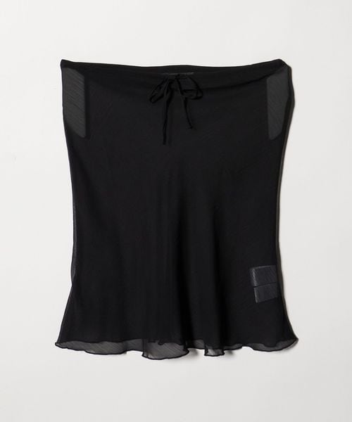 gimaguas/＜gimaguas＞BAHIA シアー ミディアム スカート/ひざ丈