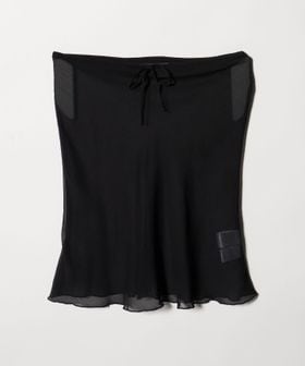 gimaguas/＜gimaguas＞BAHIA シアー ミディアム スカート/ひざ丈