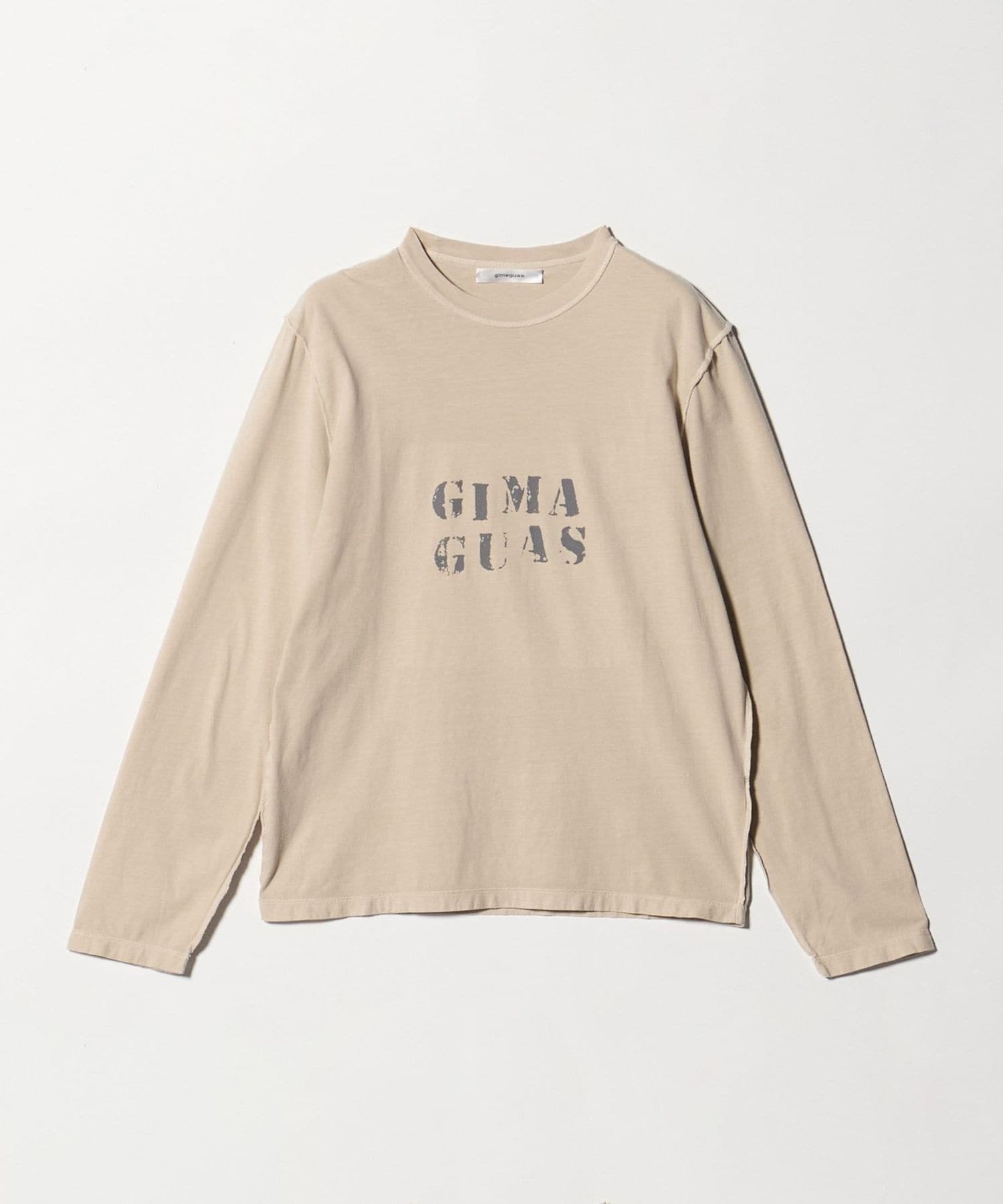 gimaguas＞ロゴプリント ロングスリーブ Tシャツ