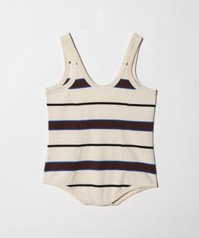 TanC TOKYO/＜TanC TOKYO＞PIQUE BORDER TANK ROMPERS/ロンパース/タンクトップ / キャミソール