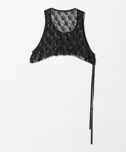 TanC TOKYO/＜TanC TOKYO＞CRUSHED LACE CROP TANK TOP/タンクトップ/タンクトップ / キャミソール
