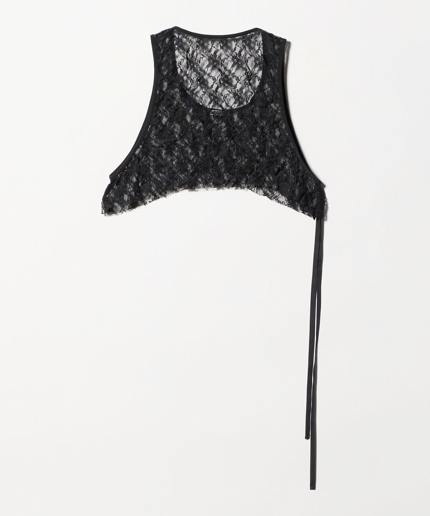 TanC TOKYO＞CRUSHED LACE CROP TANK TOP/タンクトップ