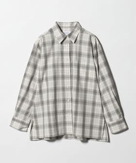 BEAUTY&YOUTH/コットン チェック オーバーサイズ シャツ/シャツ / ブラウス