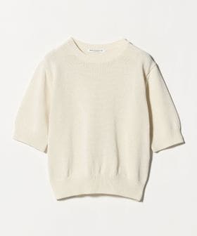 BEAUTY&YOUTH/コイルニット ショートスリーブ プルオーバー ウォッシャブル/ニット / セーター