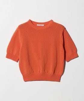 BEAUTY&YOUTH/コイルニット ショートスリーブ プルオーバー ウォッシャブル/ニット / セーター