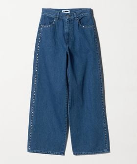 H BEAUTY&YOUTH/＜H＞12oz デニム スタッズ パンツ/デニムパンツ