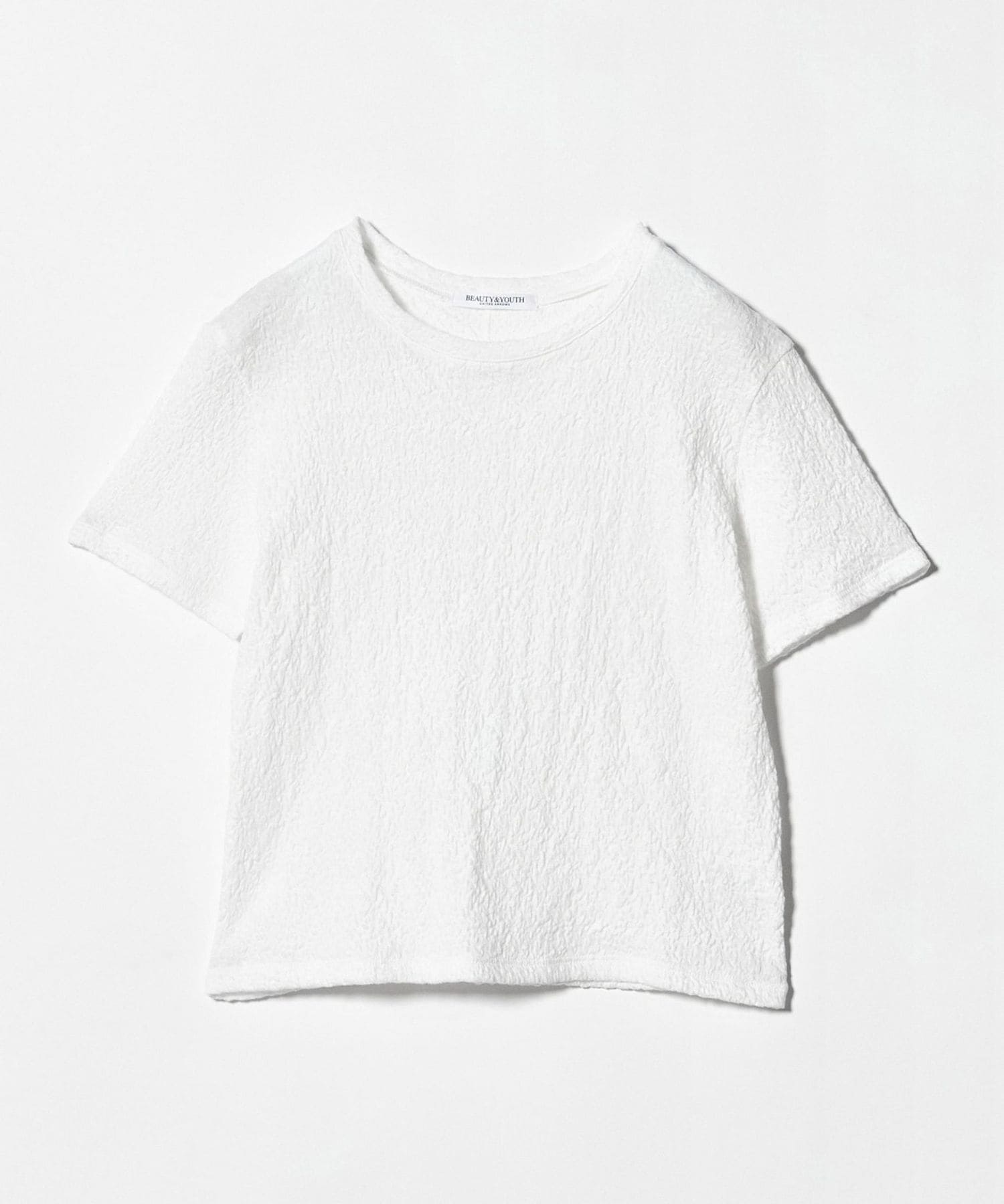 ジャガード コンパクト ショートスリーブTシャツ