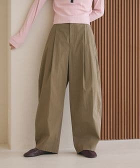 BEAUTY&YOUTH/タックカーブパンツ ウォッシャブル 接触冷感/その他パンツ