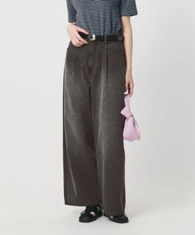 BEAUTY&YOUTH/【WEB限定】タックワイド デニムパンツ/デニムパンツ