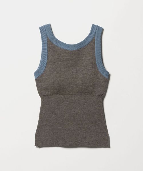 nakes/＜nakes＞AMERICAN SLEEVE RIB BRA TANK/タンクトップ/タンクトップ / キャミソール