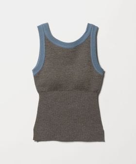 nakes/＜nakes＞AMERICAN SLEEVE RIB BRA TANK/タンクトップ/タンクトップ / キャミソール