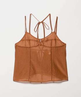nakes/＜nakes＞SHEER BISTIER APRON/ビスチェ/タンクトップ / キャミソール