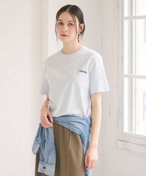 BEAUTY&YOUTH/コットン ロゴ Tシャツ/Tシャツ / カットソー