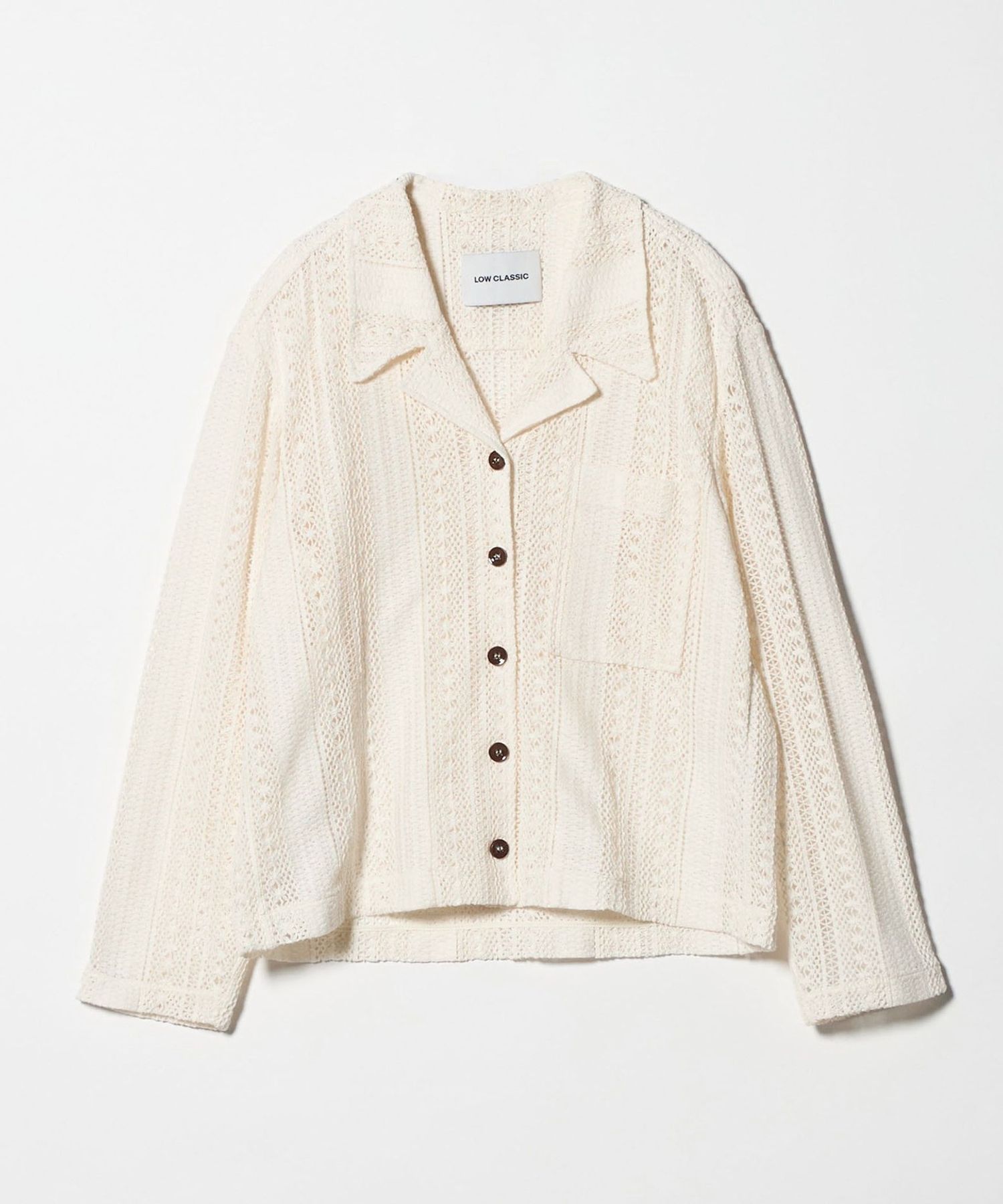 LOW CLASSIC＞レース シャツ ジャケット