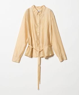 LOW CLASSIC/＜LOW CLASSIC＞シアー ベルト ボタンダウン シャツ/シャツ / ブラウス