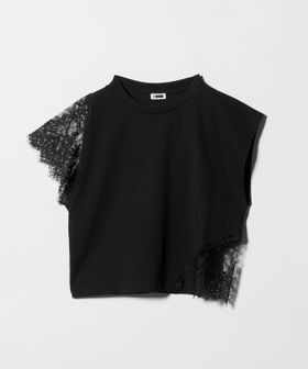 H BEAUTY&YOUTH/＜H＞レースパーツ Tシャツ/Tシャツ / カットソー