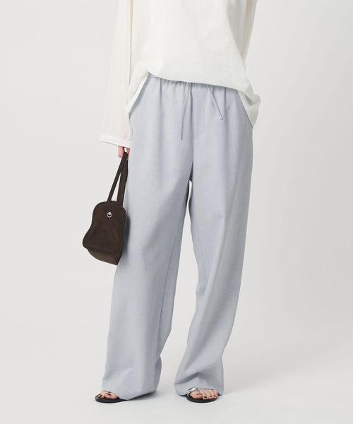 BEAUTY&YOUTH/リネンライク ライトイージーパンツ ウォッシャブル 防シワ/イージーパンツ