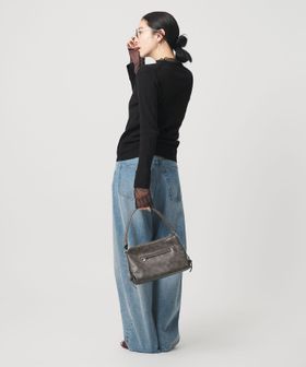 BEAUTY&YOUTH/【WEB限定 Wardrobe DAILY MINIMAL】レースコンビ リブニットプルオーバー ウォッシャブル/ニット / セーター
