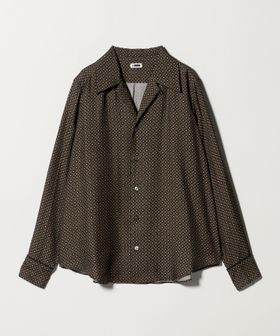 H BEAUTY&YOUTH/＜H＞レーヨンシルク プリントシャツ/シャツ / ブラウス