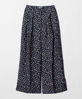H BEAUTY&YOUTH/＜H＞レーヨンシルク プリント タックトラウザーズ/その他パンツ