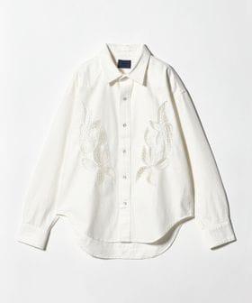 SERGE de bleu/＜SERGE de bleu＞エンブロイダリー ウエスタンシャツ/シャツ / ブラウス