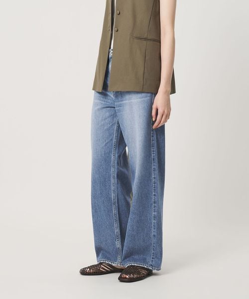 Upper hights/【別注】＜upper hights＞THE NIECE MID RISE ライトオンス デニムパンツ/コバルト/デニムパンツ