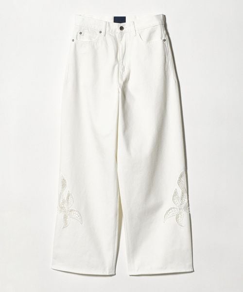 SERGE de bleu/＜SERGE de bleu＞エンブロイダリー TOM デニムパンツ/デニムパンツ