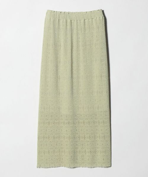 BEAUTY&YOUTH/レースプリーツ タイトスカート ウォッシャブル/ミモレ / ロング