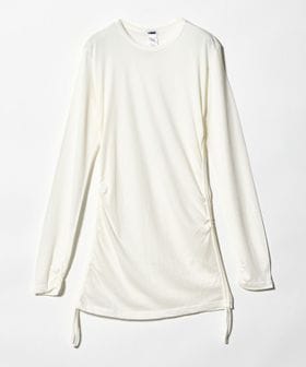H BEAUTY&YOUTH/＜H＞レーヨンコットン シャーリング ロングスリーブ/Tシャツ / カットソー