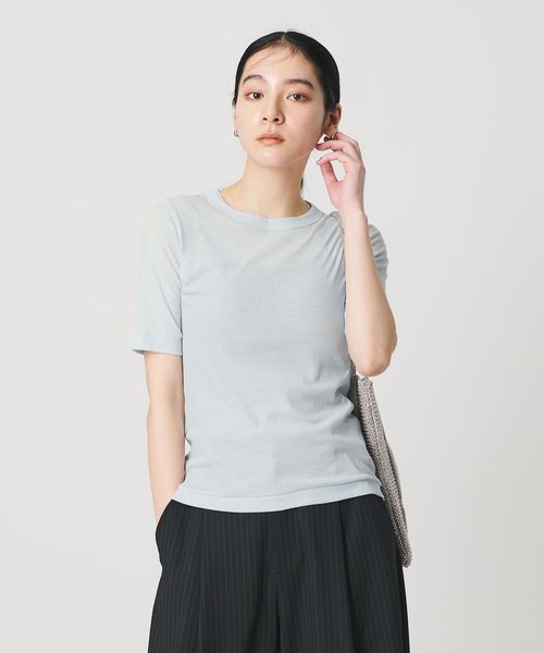 BEAUTY&YOUTH/コットン ソフト シアー フライスTシャツ/Tシャツ / カットソー