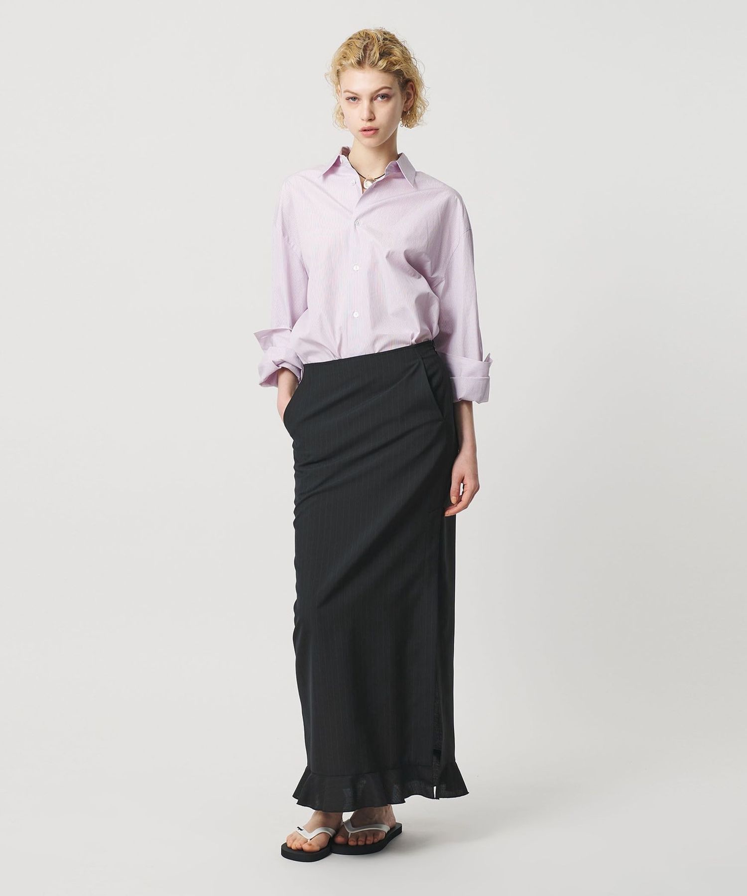 united arrows  ドッキングカットソー/ストライプスカート UNITED ARROWS（ユナイテッドアローズ）の「STN マルチストライプ
