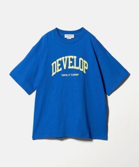 AMERICANA/【別注】＜Americana＞プリント ビッグTシャツ/コバルト/Tシャツ / カットソー