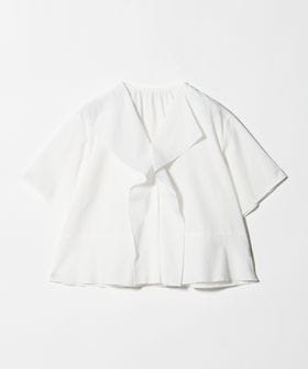 BEAUTY&YOUTH/ソリッド&ストライプ ラッフル シャツブラウス ウォッシャブル/シャツ / ブラウス